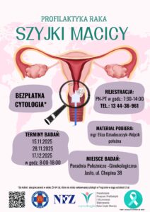 Bezpłatne badania cytologiczne w Szpitalu specjalistycznym w Jaśle