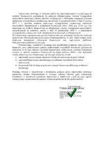 Pismo Dyrektora Szpitala Specjalistycznego w Jaśle w sprawie ostatecznej propozycji planu-rzeczowo – finansowego przedstawionego przez POW NFZ na rok 2026